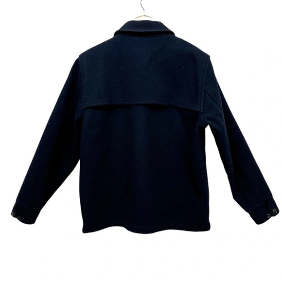 LL Bean Freeport Maine Archive 1965 Bean’s Stag Navy Jacket 85% Wool Men’s M - Picture 2 of 12